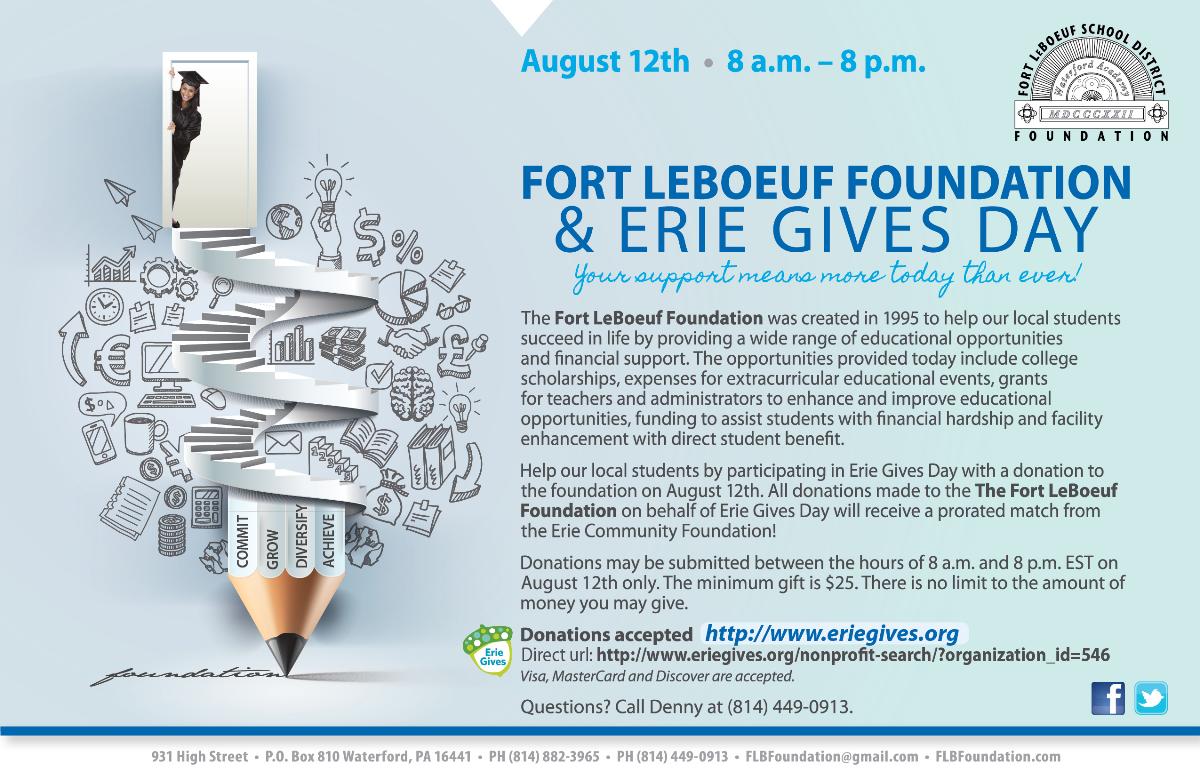 FLB Foundation Erie Gives Day 2014 Poster
